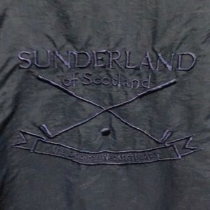 ✅🔥⛳️Vintage! Sunderland of Scotland weather tech golf rain jacket. Mens Large